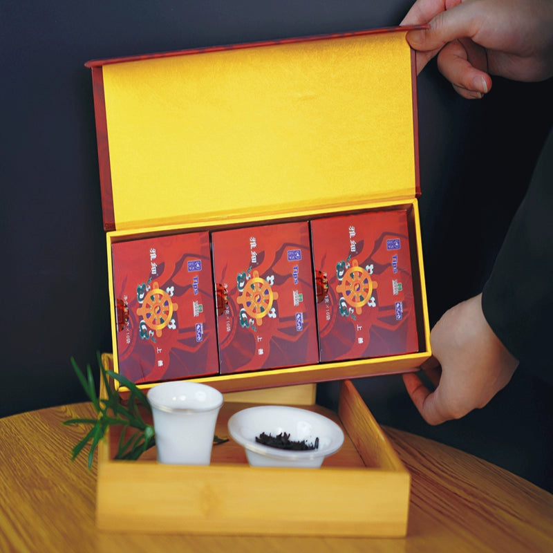 'Yaxi Shangshan' Ya'an Tibetan Tea Dark Tea 90g Bagged Tea Gift Box