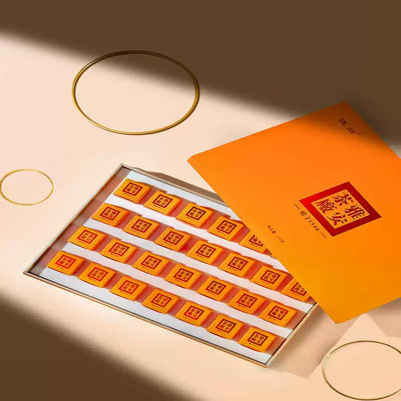 Yaxi Chocolate Tibetan Dark Tea 4g Individually Packaged Bags, Convenient Brewing with Rich and Aromatic Flavor