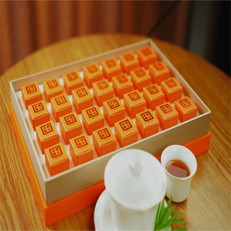 Yaxi Chocolate Tibetan Dark Tea 4g Individually Packaged Bags, Convenient Brewing with Rich and Aromatic Flavor