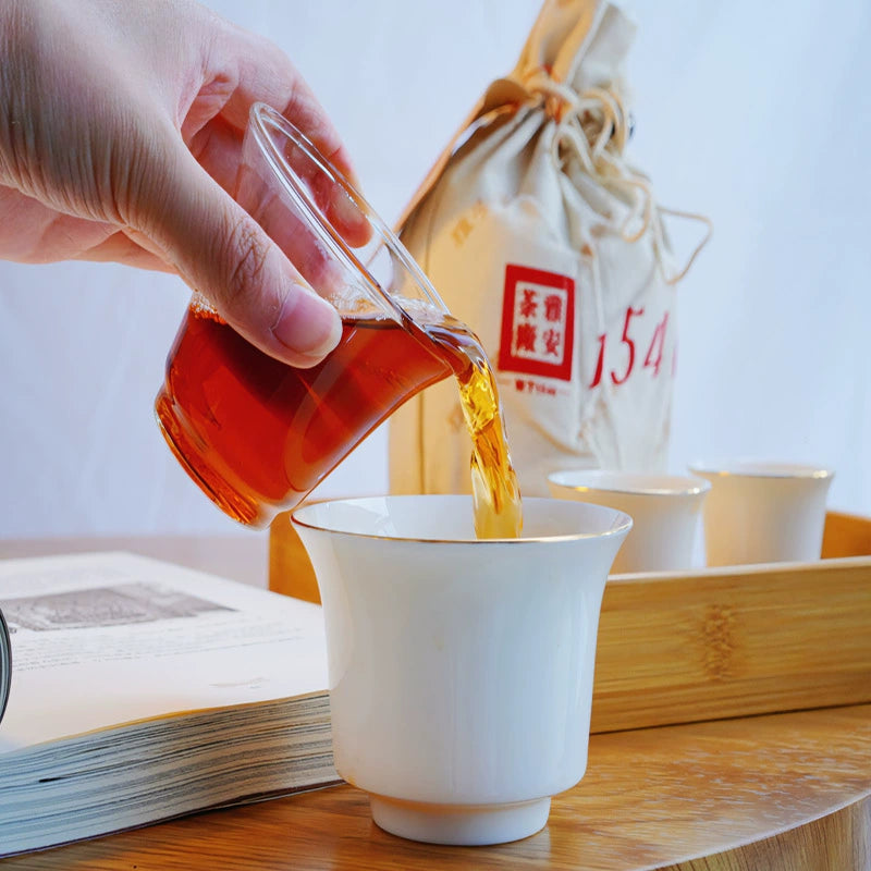 Kangzhuan Brick Compact Woven Bag Bulk Ya'an Tibetan Dark Tea 250g