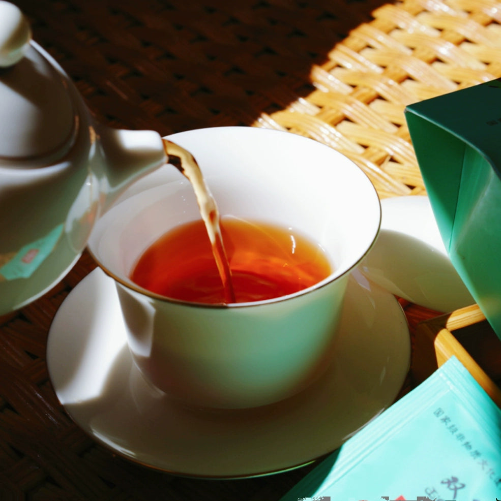 ‘7-Day‘ Ya'an Tibetan Dark Tea, Tea Bagged Tea 21g Individually Packaged