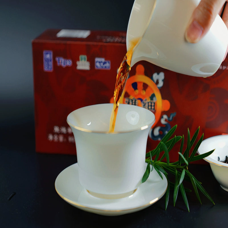 'Yaxi Shangshan' Ya'an Tibetan Tea Dark Tea 90g Bagged Tea Gift Box