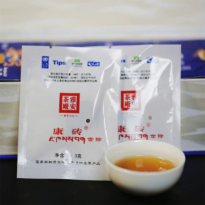 Kangzhuan Shiji Ya'an Tibetan Dark Tea,  3g per bags（90g）