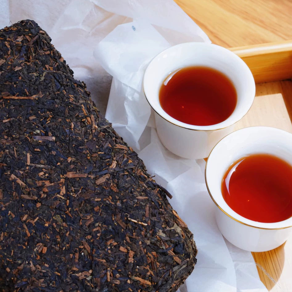 ‘Kangzhuan Tuanjie‘’ Refined Tibetan Dark Tea, Tea Brick 500g